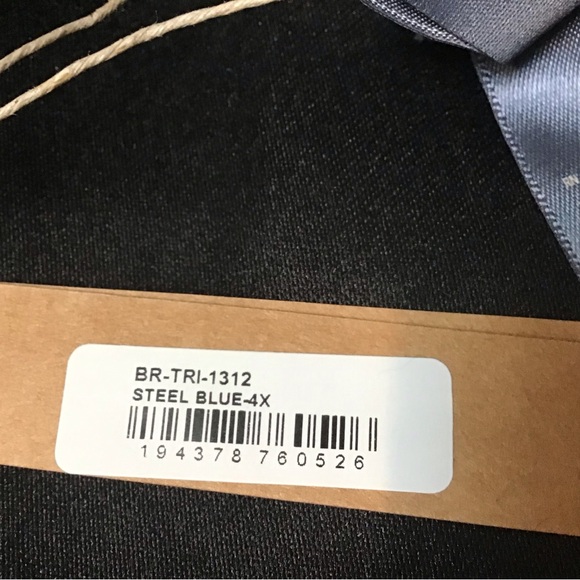 Skims NWT Steel Blue Triangle Bra Size 4X. (BR-TRI-1312) - Picture 2 of 2